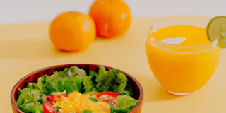 Receita Salada de Frutas com Suco de Laranja Low Carb