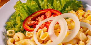 Receita Salada de macarrão low carb