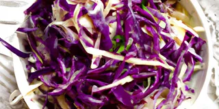 Receita Salada de Repolho Roxo Low Carb