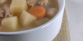 Receita Sopa de Mandioca Low Carb com Carne