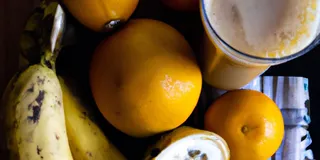 Receita Suco refrescante de banana e laranja