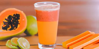 Receita Suco detox de mamão para refrescar o verão