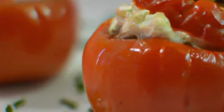 Receita Tomate recheado com ricota low carb