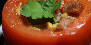 Receita Tomate Recheado Low Carb