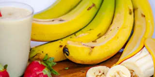 Receita Vitamina de Banana com Morango
